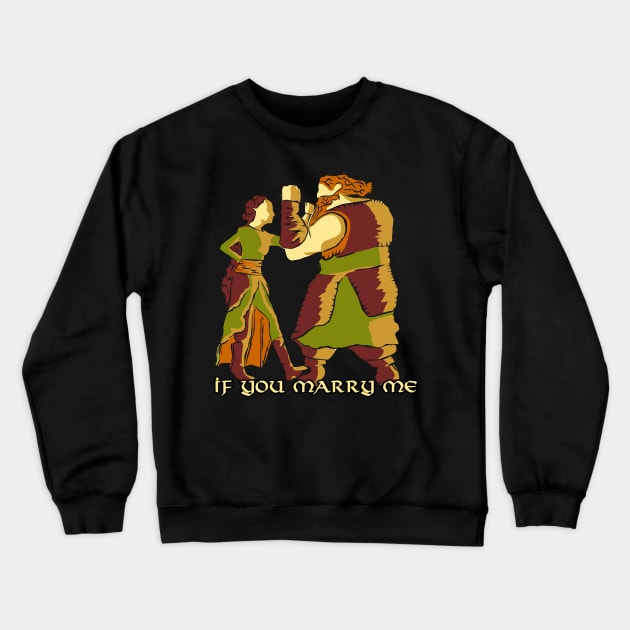 How to train your dragon 2 - If you marry me Crewneck Sweatshirt by Domadraghi